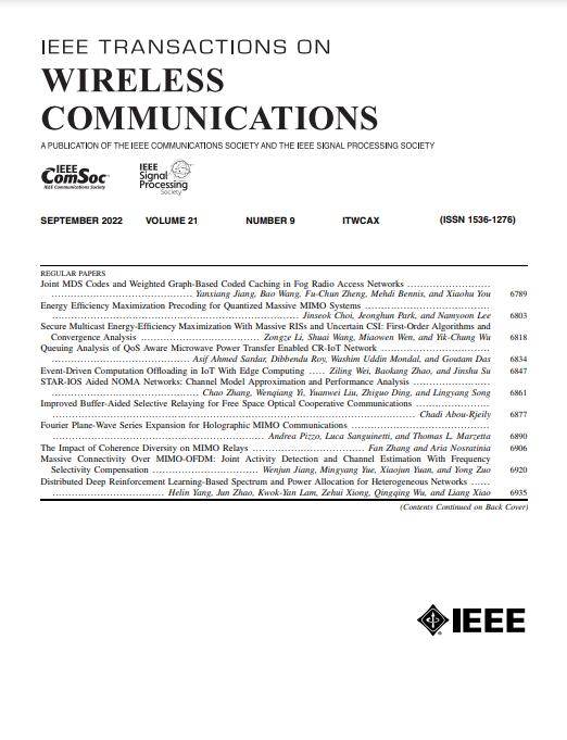 IEEE TRANSACTIONS ON WIRELESS COMMUNICATIONS