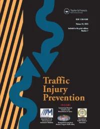 TRAFFIC INJURY PREVENTION