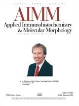APPLIED IMMUNOHISTOCHEMISTRY & MOLECULAR MORPHOLOGY