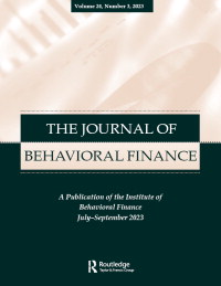 JOURNAL OF BEHAVIORAL FINANCE