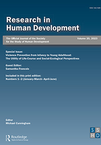RESEARCH IN HUMAN DEVELOPMENT