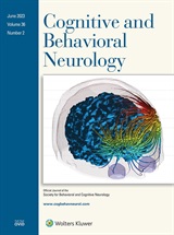 COGNITIVE AND BEHAVIORAL NEUROLOGY