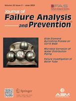 Journal of Failure Analysis and Prevention