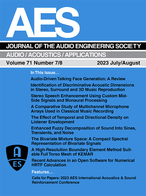JOURNAL OF THE AUDIO ENGINEERING SOCIETY