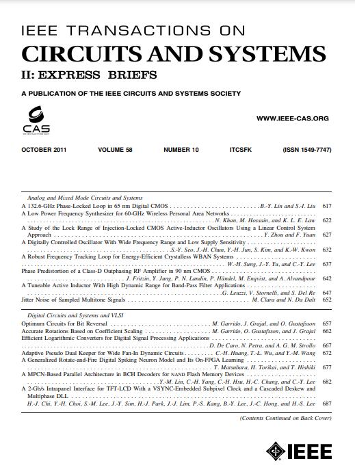 IEEE Transactions on Circuits and Systems II: Express Briefs
