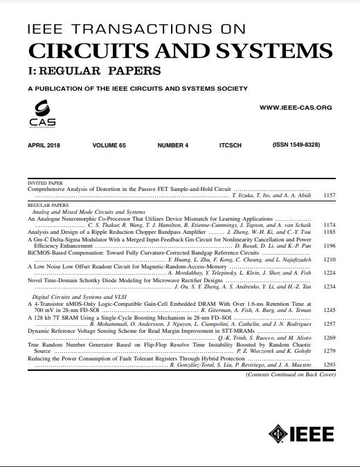 IEEE TRANSACTIONS ON CIRCUITS AND SYSTEMS I-REGULAR PAPERS