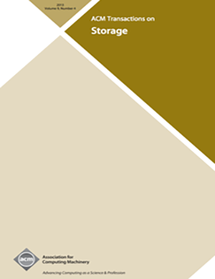 ACM TRANSACTIONS ON STORAGE
