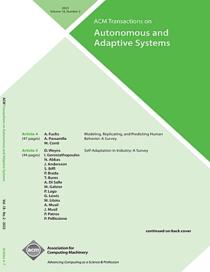 ACM Transactions on Autonomous and Adaptive Systems