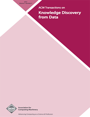 ACM TRANSACTIONS ON KNOWLEDGE DISCOVERY FROM DATA