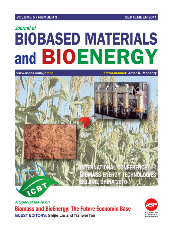 JOURNAL OF BIOBASED MATERIALS AND BIOENERGY