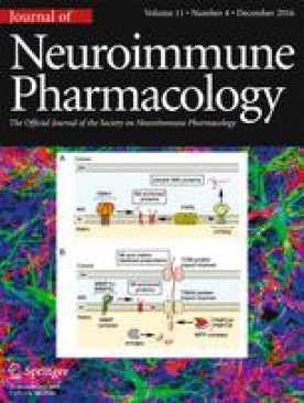 JOURNAL OF NEUROIMMUNE PHARMACOLOGY