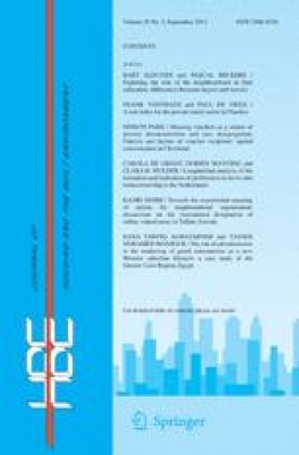 JOURNAL OF HOUSING AND THE BUILT ENVIRONMENT
