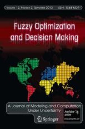 FUZZY OPTIMIZATION AND DECISION MAKING
