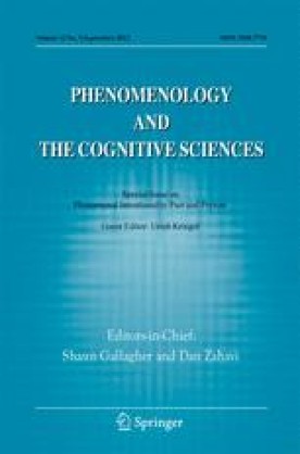 PHENOMENOLOGY AND THE COGNITIVE SCIENCES