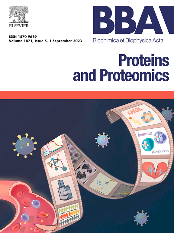 BIOCHIMICA ET BIOPHYSICA ACTA-PROTEINS AND PROTEOMICS