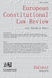 EUROPEAN CONSTITUTIONAL LAW REVIEW
