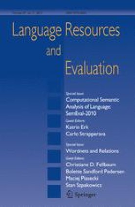 LANGUAGE RESOURCES AND EVALUATION