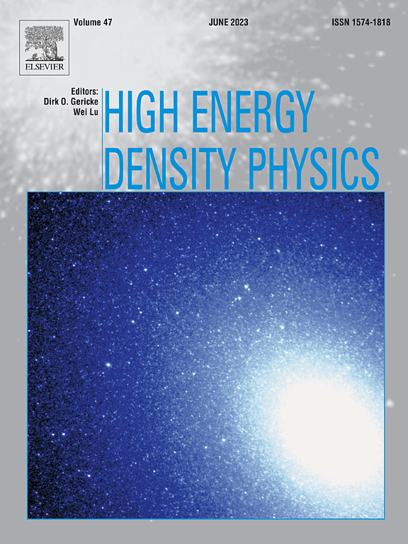 HIGH ENERGY DENSITY PHYSICS