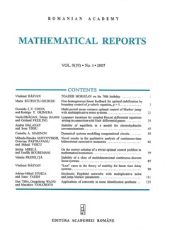 MATHEMATICAL REPORTS