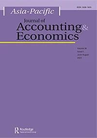 ASIA-PACIFIC JOURNAL OF ACCOUNTING & ECONOMICS