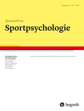ZEITSCHRIFT FUR SPORTPSYCHOLOGIE