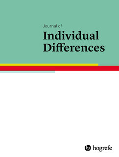 JOURNAL OF INDIVIDUAL DIFFERENCES