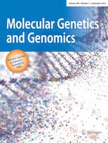 MOLECULAR GENETICS AND GENOMICS