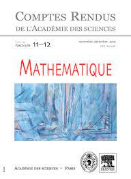 COMPTES RENDUS MATHEMATIQUE