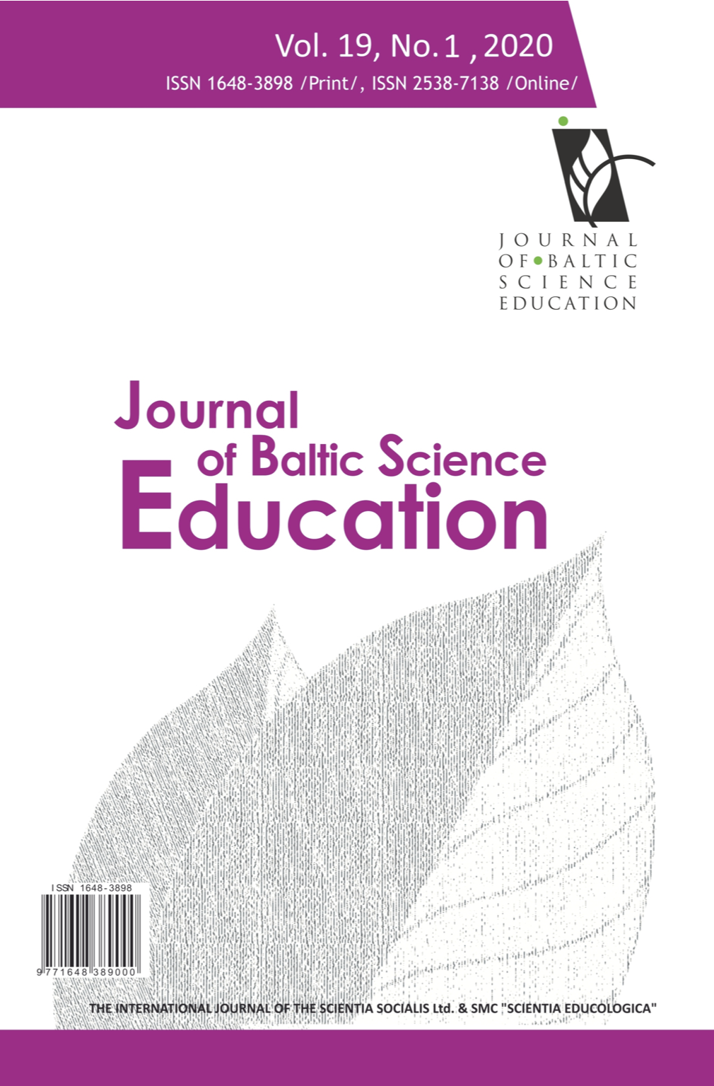 JOURNAL OF BALTIC SCIENCE EDUCATION