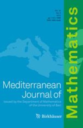 MEDITERRANEAN JOURNAL OF MATHEMATICS