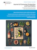 JOURNAL OF CONSUMER PROTECTION AND FOOD SAFETY