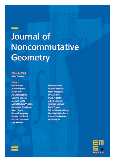 JOURNAL OF NONCOMMUTATIVE GEOMETRY
