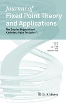 JOURNAL OF FIXED POINT THEORY AND APPLICATIONS