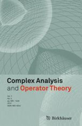 COMPLEX ANALYSIS AND OPERATOR THEORY