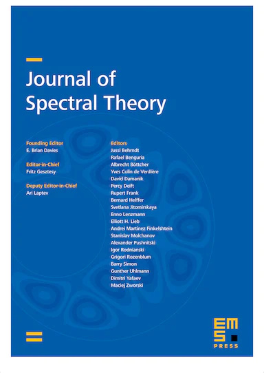 JOURNAL OF SPECTRAL THEORY