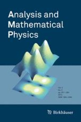 ANALYSIS AND MATHEMATICAL PHYSICS