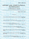 APPLIED AND COMPUTATIONAL MATHEMATICS
