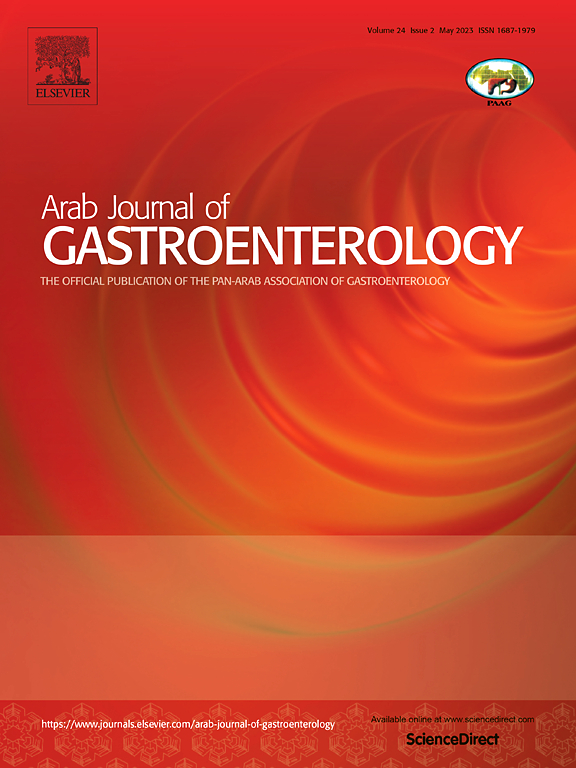 ARAB JOURNAL OF GASTROENTEROLOGY