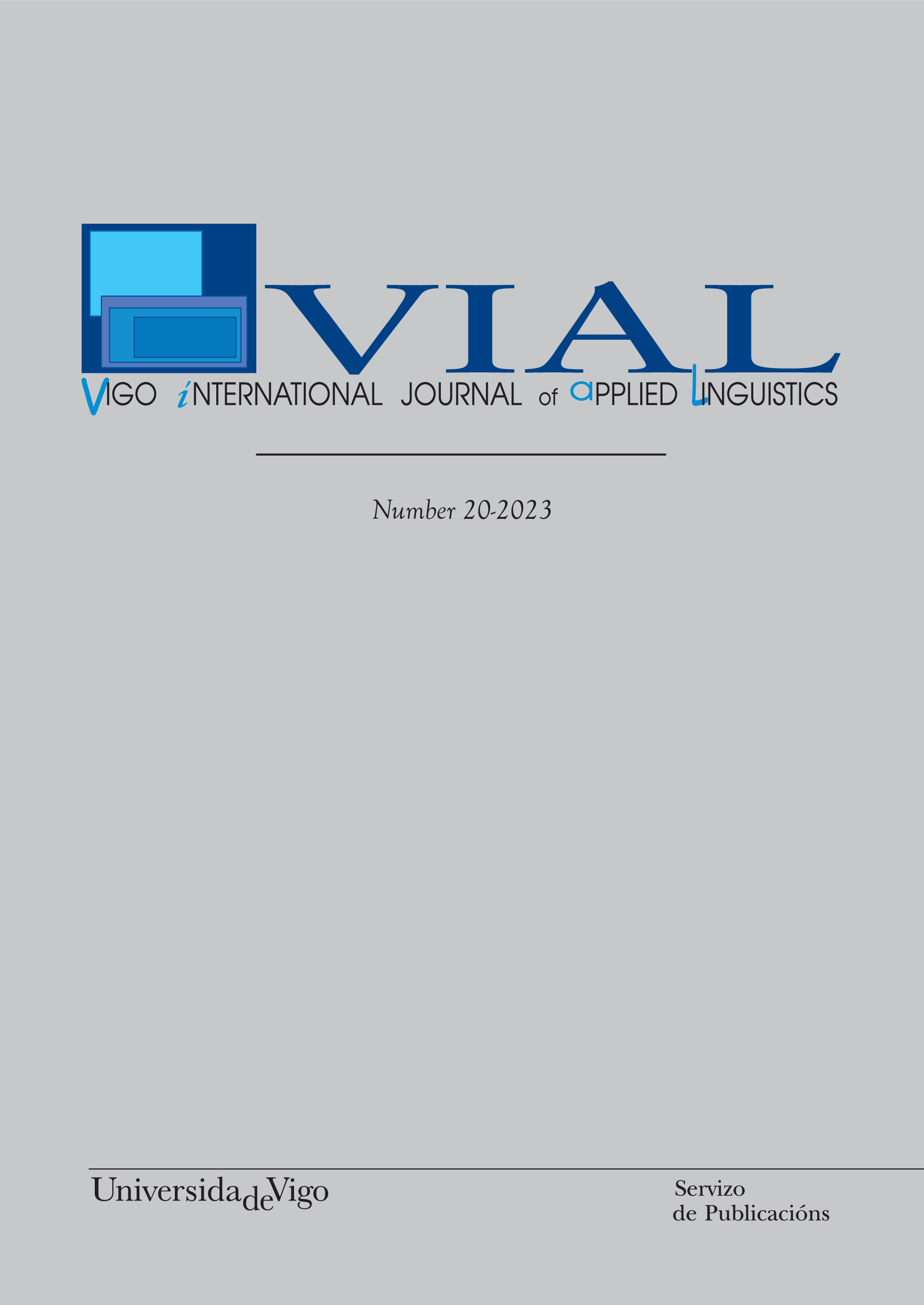 VIAL-VIGO INTERNATIONAL JOURNAL OF APPLIED LINGUISTICS