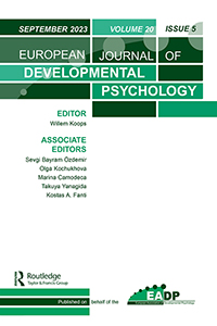 EUROPEAN JOURNAL OF DEVELOPMENTAL PSYCHOLOGY
