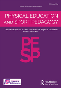PHYSICAL EDUCATION AND SPORT PEDAGOGY