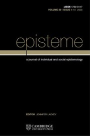 EPISTEME-A JOURNAL OF INDIVIDUAL AND SOCIAL EPISTEMOLOGY