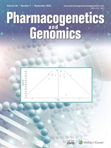 PHARMACOGENETICS AND GENOMICS