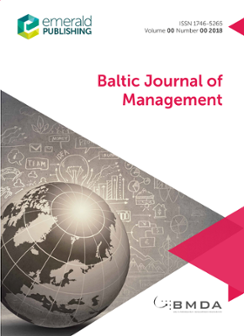 BALTIC JOURNAL OF MANAGEMENT
