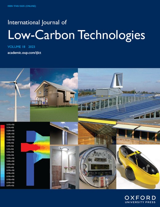 INTERNATIONAL JOURNAL OF LOW-CARBON TECHNOLOGIES