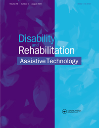 DISABILITY AND REHABILITATION-ASSISTIVE TECHNOLOGY