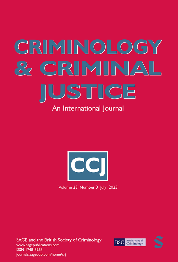 CRIMINOLOGY & CRIMINAL JUSTICE