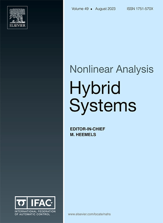 NONLINEAR ANALYSIS-HYBRID SYSTEMS