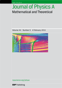 JOURNAL OF PHYSICS A-MATHEMATICAL AND THEORETICAL