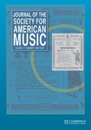 JOURNAL OF THE SOCIETY FOR AMERICAN MUSIC